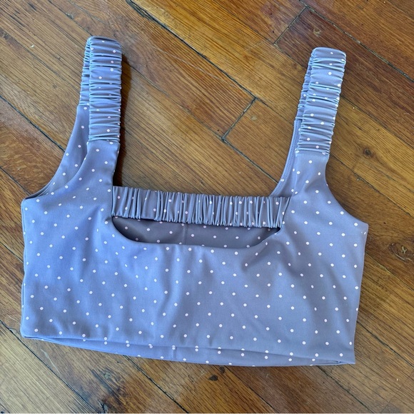 NWOT \\ polka dot print active bra - Picture 3 of 5